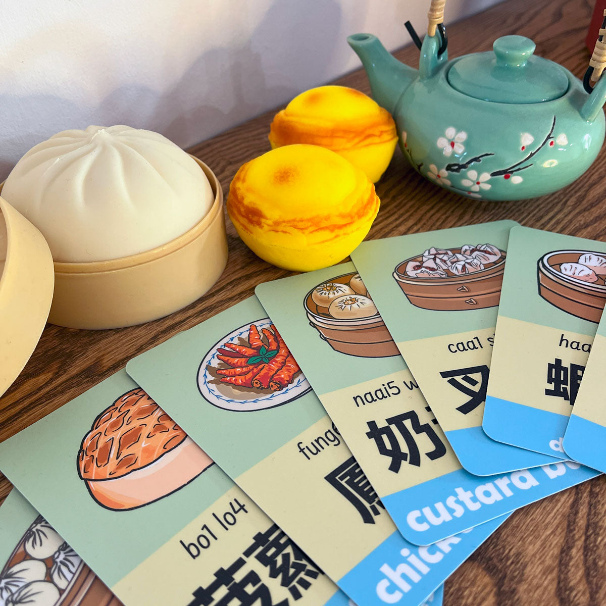 Dim Sum - Cantonese/Jyutping Toddler Flashcards