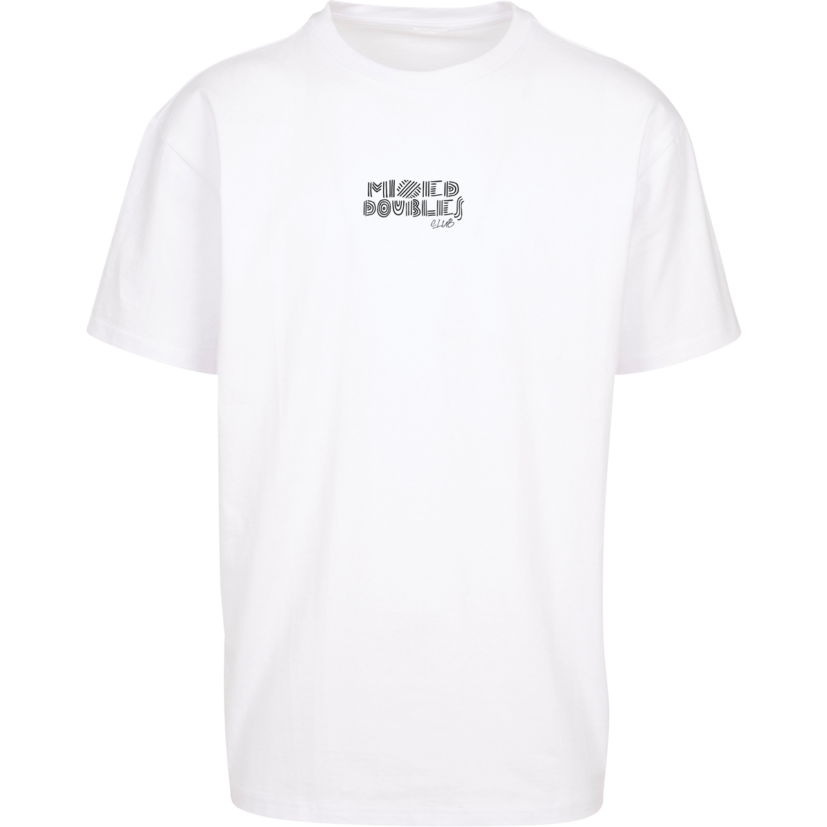 Mixed Doubles Club Unisex Oversized Adult T