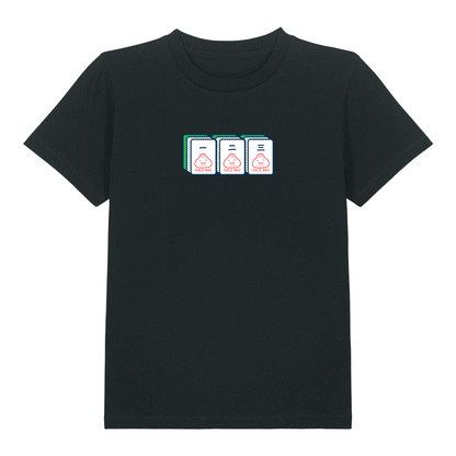 Mahjong 一 二 三- Short Sleeved Kids Organic T