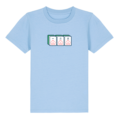 Mahjong 一 二 三- Short Sleeved Kids Organic T