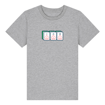 Mahjong 一 二 三- Short Sleeved Kids Organic T