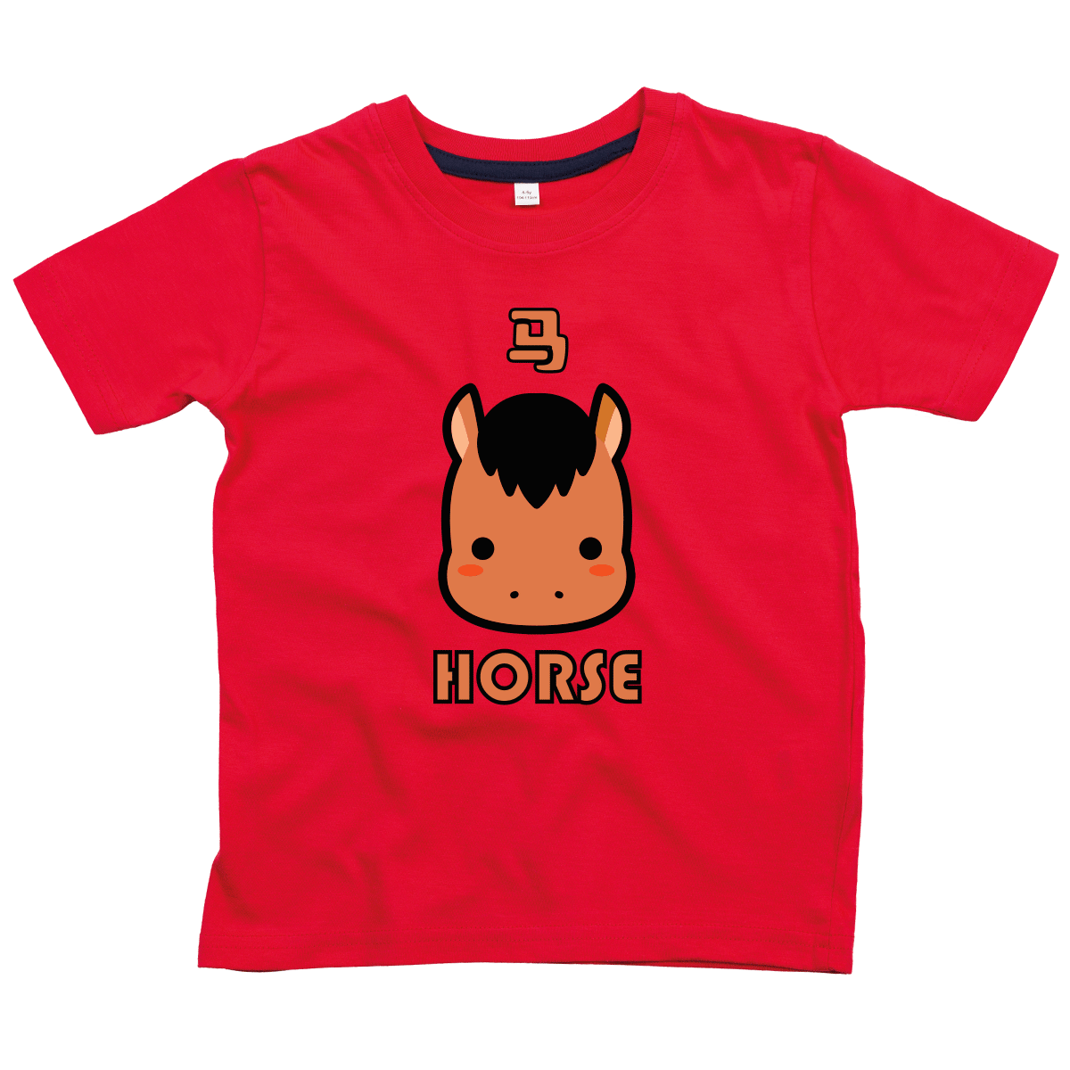 Personalised Horse Chinese Zodiac Animal Organic T-Shirt