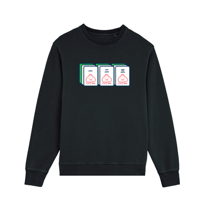 Mahjong 一 二 三 - Long Sleeved Adult Organic+Recycled Sweat (Unisex)