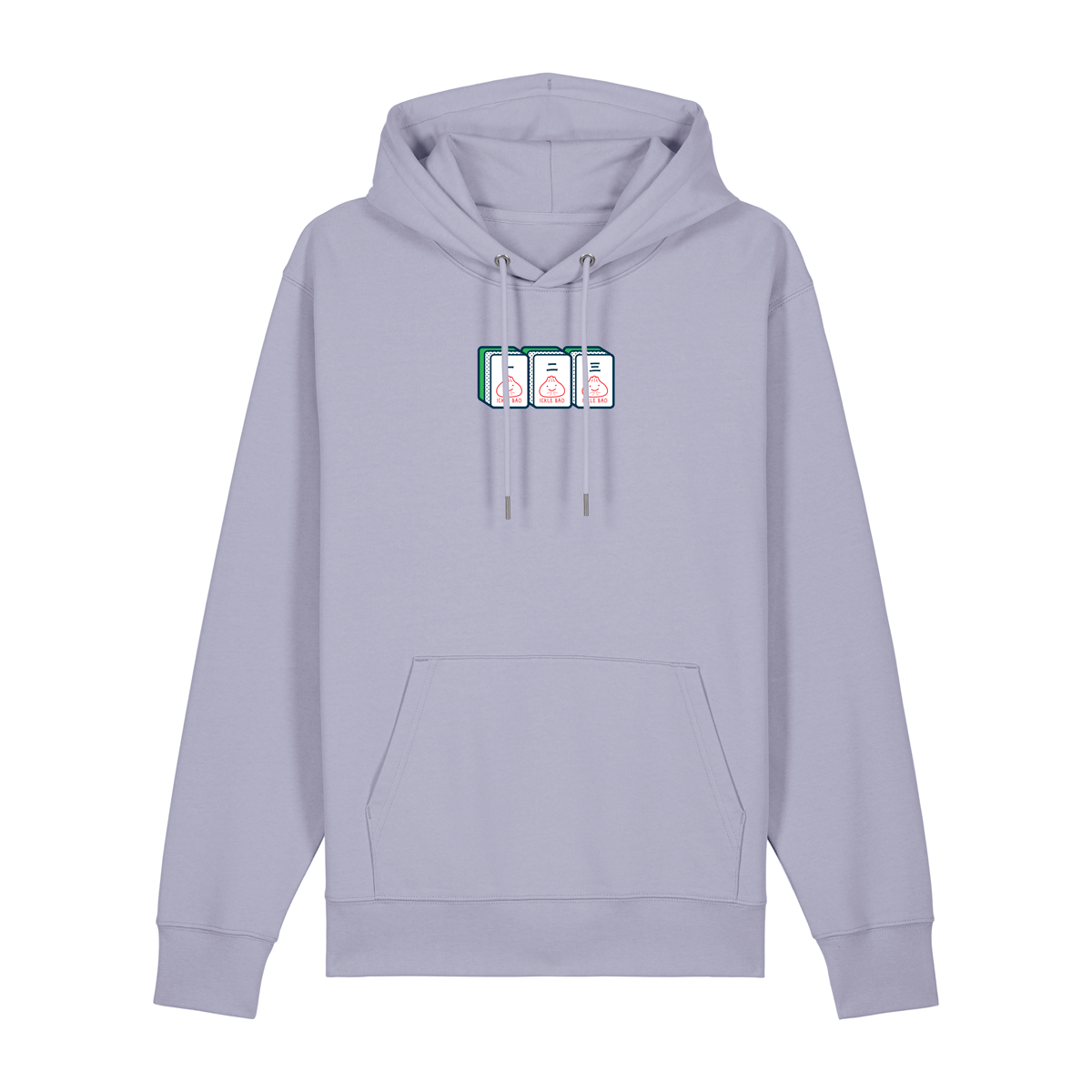 Mahjong 一 二 三 - Long Sleeved Adult Organic Hoody (Unisex)