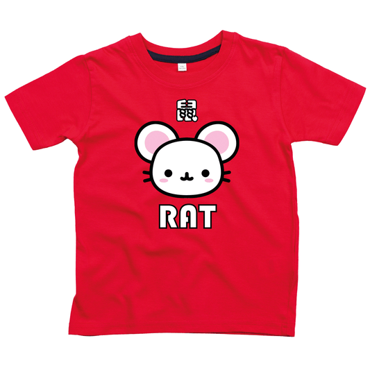 Personalised Rat/Mouse Chinese Zodiac Animal Organic T-Shirt