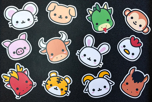 Zodiac Animals Stickers