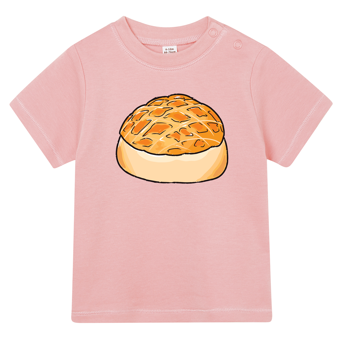 Buo Luo Bao Pineapple Bun Organic Baby T