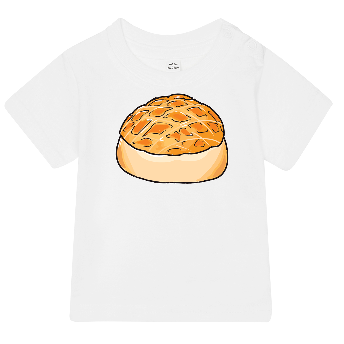 Buo Luo Bao Pineapple Bun Organic Baby T