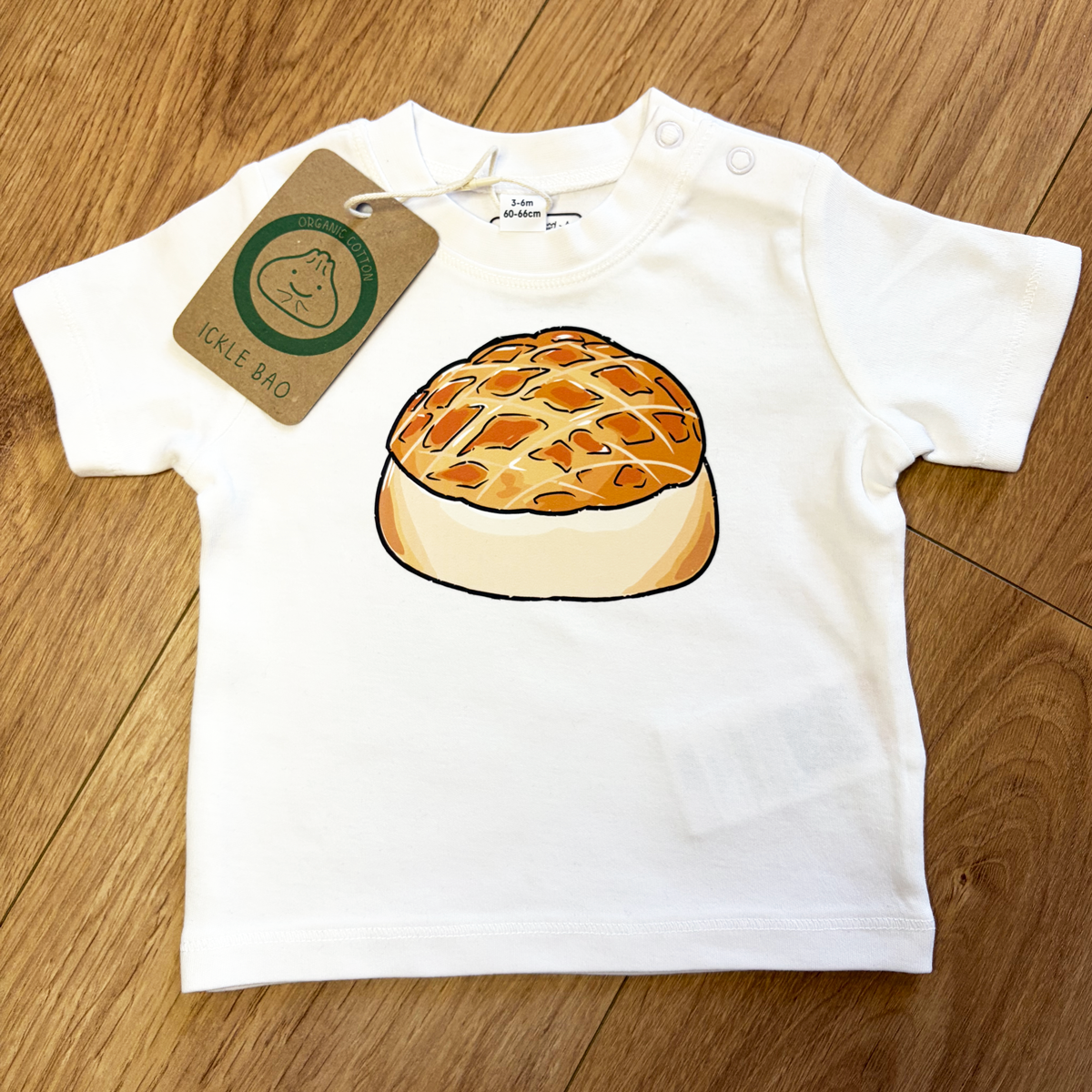 Buo Luo Bao Pineapple Bun Organic Baby T